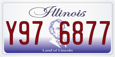 IL license plate Y976877