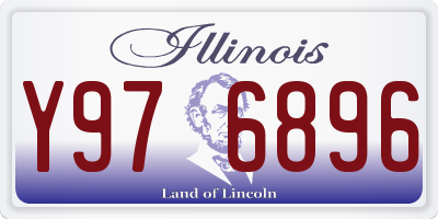 IL license plate Y976896