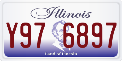 IL license plate Y976897