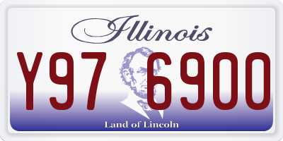 IL license plate Y976900