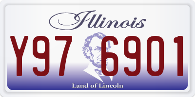IL license plate Y976901