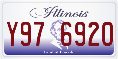 IL license plate Y976920