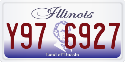 IL license plate Y976927