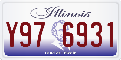 IL license plate Y976931