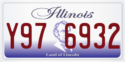 IL license plate Y976932
