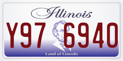 IL license plate Y976940