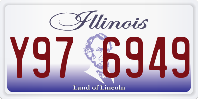 IL license plate Y976949