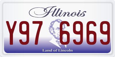 IL license plate Y976969