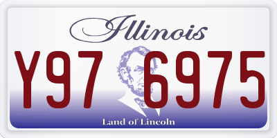 IL license plate Y976975