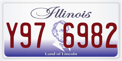IL license plate Y976982