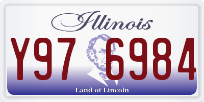 IL license plate Y976984