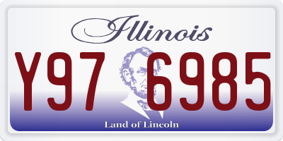 IL license plate Y976985