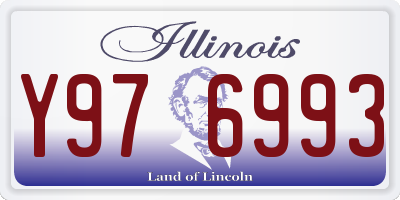 IL license plate Y976993