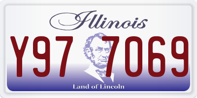 IL license plate Y977069
