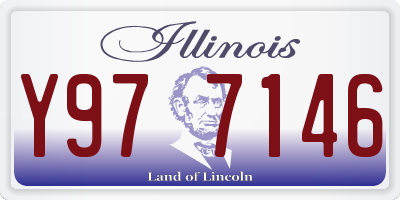 IL license plate Y977146