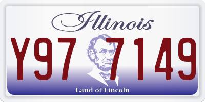IL license plate Y977149