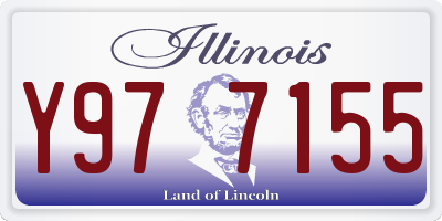 IL license plate Y977155