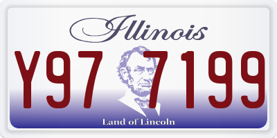 IL license plate Y977199
