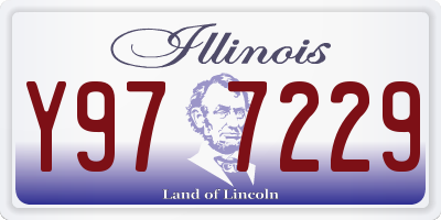 IL license plate Y977229