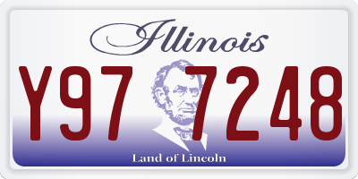 IL license plate Y977248