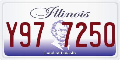 IL license plate Y977250