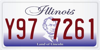 IL license plate Y977261