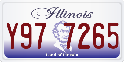 IL license plate Y977265