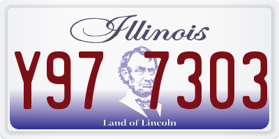 IL license plate Y977303