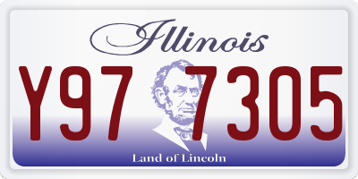 IL license plate Y977305