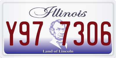 IL license plate Y977306