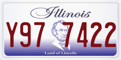 IL license plate Y977422