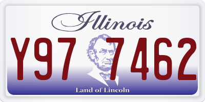 IL license plate Y977462