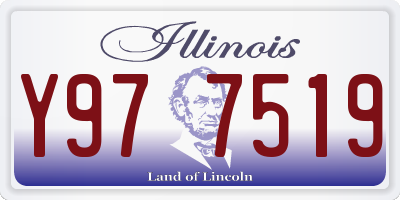 IL license plate Y977519