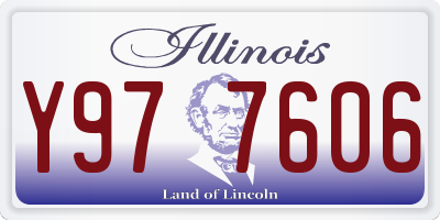 IL license plate Y977606