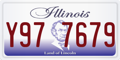 IL license plate Y977679