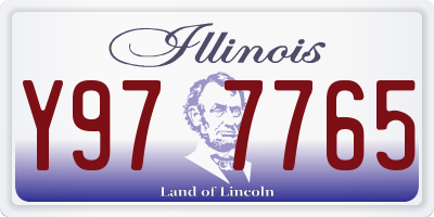 IL license plate Y977765