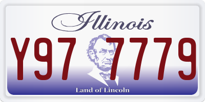 IL license plate Y977779