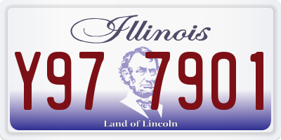 IL license plate Y977901