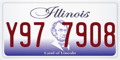 IL license plate Y977908