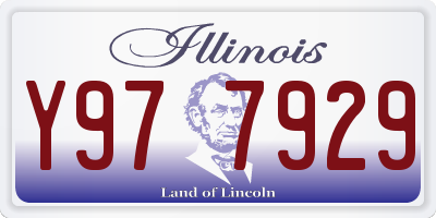 IL license plate Y977929