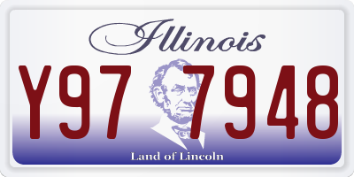 IL license plate Y977948