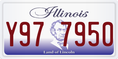 IL license plate Y977950