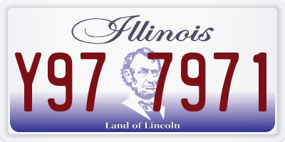 IL license plate Y977971