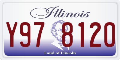 IL license plate Y978120