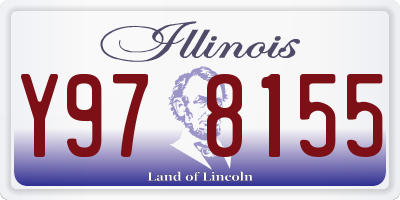 IL license plate Y978155