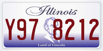 IL license plate Y978212