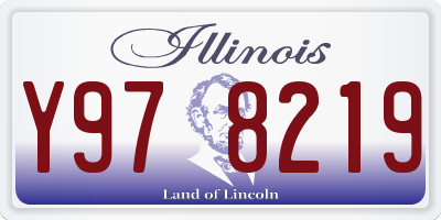 IL license plate Y978219