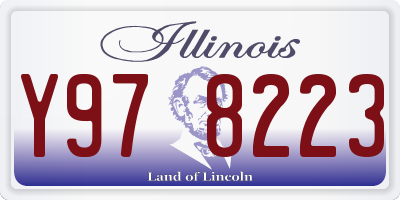 IL license plate Y978223