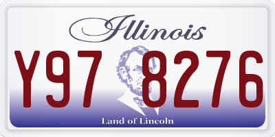 IL license plate Y978276