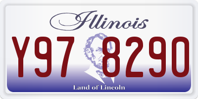 IL license plate Y978290